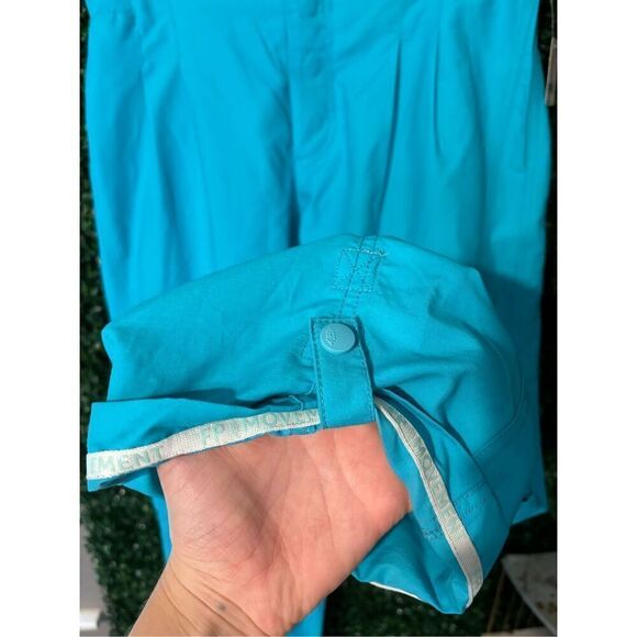 Free People Movement Mesmerize Me Cargo Pant sz Large Poolside Blue NWT - Picture 3 of 7